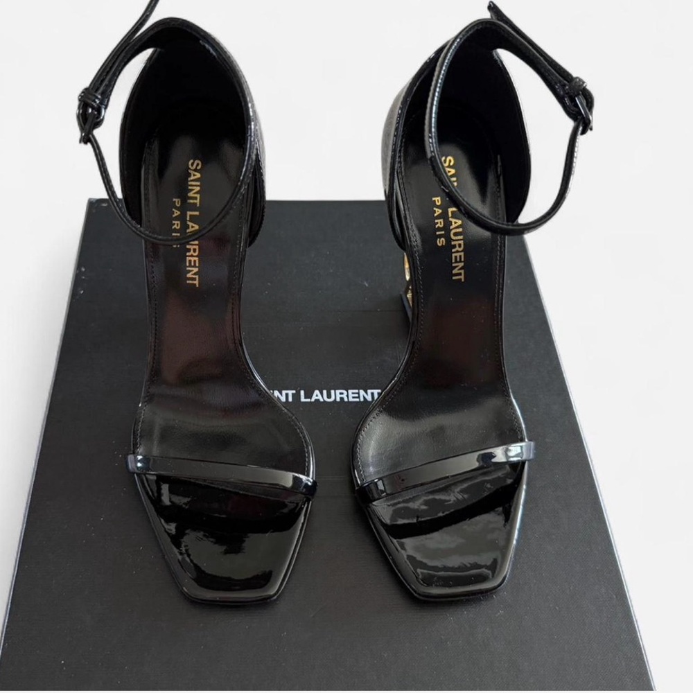 Saint Laurent Glossy Black Heels